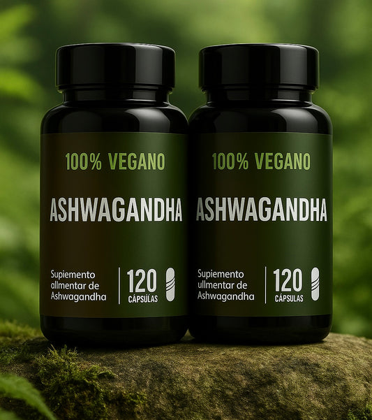 Ashwagandha 500 Mg 120 Caps - 100% Natural (2 unidades)