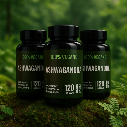 Ashwagandha 500 Mg 120 Caps - 100% Natural (3 UNIDADES)